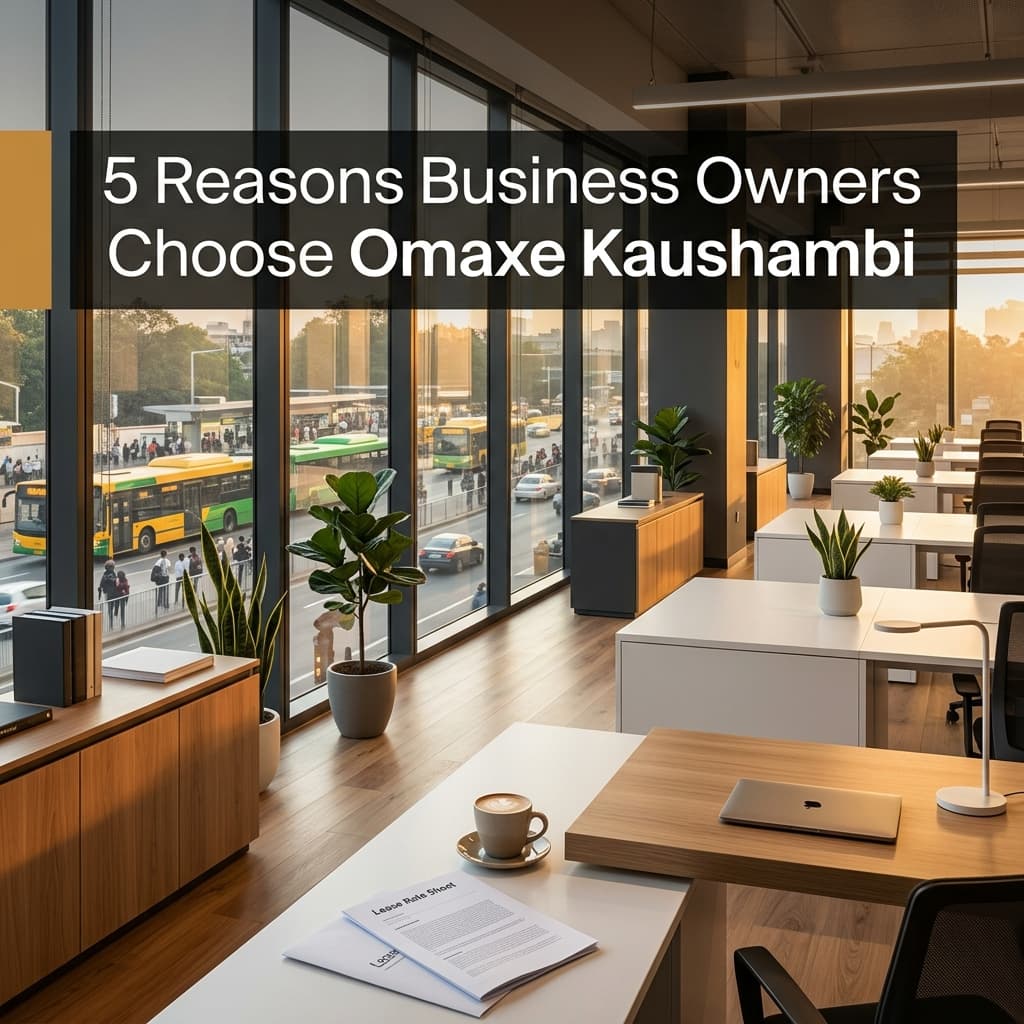 5 Reasons Business Owners Are Choosing Omaxe Kaushambi Over Ghaziabad's Other Commercial Options