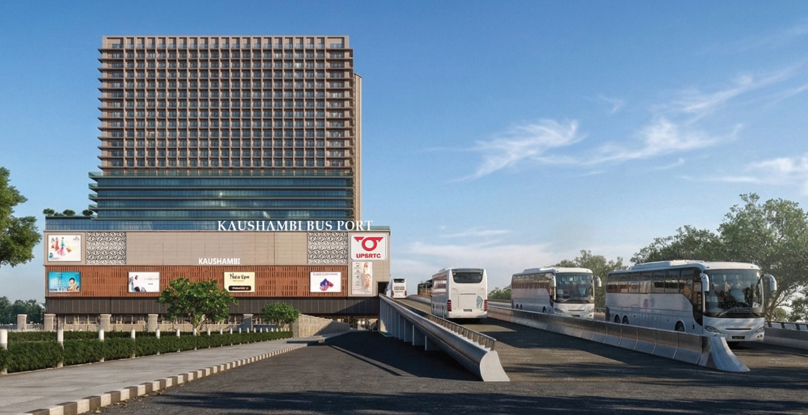 Omaxe Kaushambi Bus Port Omaxe Kaushambi bus port — UPSRTC PPP development Kaushambi Ghaziabad Delhi NCR